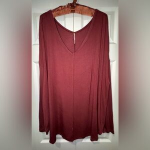 Free People Long Sleeve Women’s Oversize trapeze shape Size Large EUC